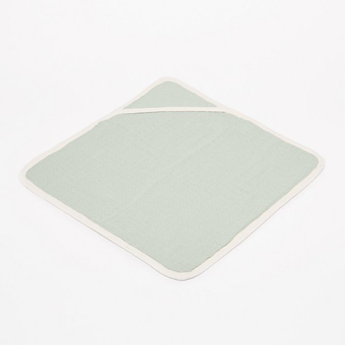 Badcape light green - Soft Dots