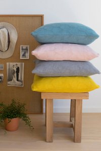 Herdis kussen-cover grijs