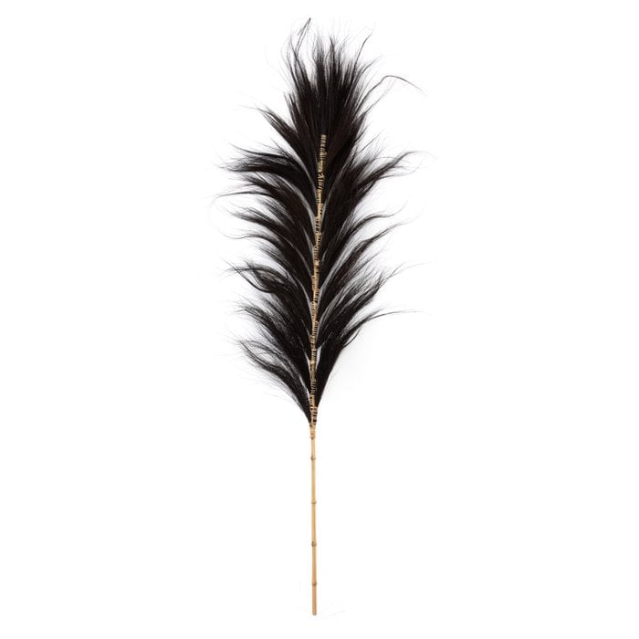 Het prachtige blad - zwart