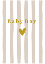 A pink card with a gold foil heart design and a Dutch message that translates to "A little gift for you, because you are so dear to me."