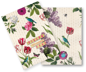 Wenskaart (vouwkaart met envelop) “Bloementuin”