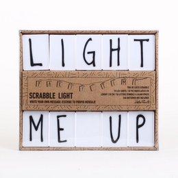GHIRLANDA DI LUCE SCRABBLE HF