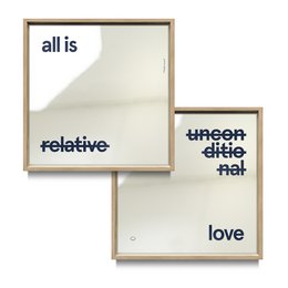 All is Love (Set of two mirrors)