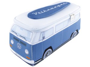 Volkswagen VW T2 Bus 3D Neopren Kleine Universaltasche - Klein/Blau