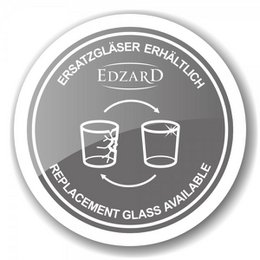 EDZARD Kingston lanterne, gevir design, aluminium, sølvfarvet, med glas, højde 13 cm, ø 15 cm