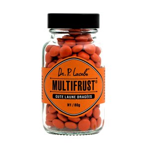 Mutifrust - chocolade dragees, Dr. Placebo