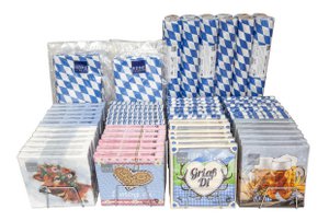 Voltooiing van decoratieve items Bavarian met 70 artikelen