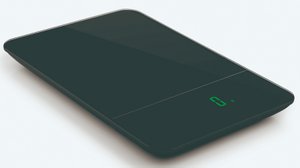 Pebbly - Keukenweegschaal Led Rechthoekig - Zwart