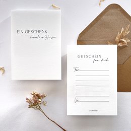 Carta voucher per la tua persona preferita