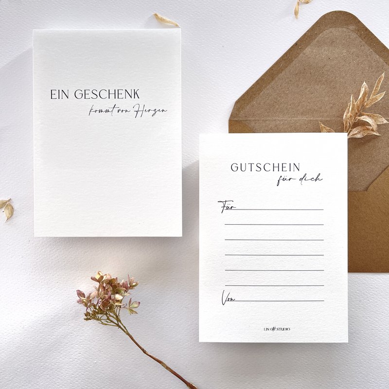 Carta voucher per la tua persona preferita