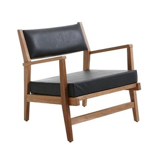 Nordic Lounge stoel Eiken + Zwart