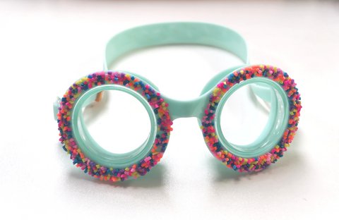 Swim Googles Donut Green