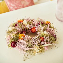 Dried Flowers Wreath Multi