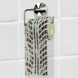 Toilet paper with skid marks