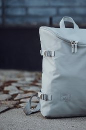 Grijs ♻️ Luiertas van gerecycled polyester