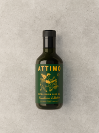  Dark green glass bottle, extra virgin olive oil, Nocellara variety, premium Italian oil, black cap label