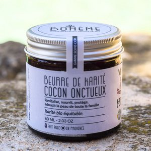 Romige cocon van biologische en fairtrade shea 60 g