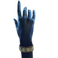 Ladies bracelet with natural stone Serpentine