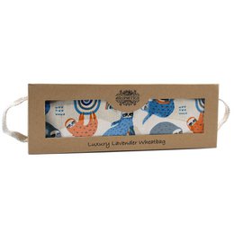 Luxe lavendel tarwezak in geschenkverpakking - Lazy Sloth