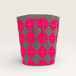 Geometrisk rygsæk | Magenta