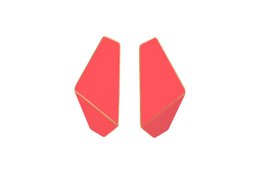 Earrings Folded Slim