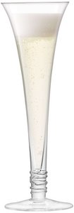 L.S.A. - Prosecco Champagner Flöte 140 ml Set von 4 Teilen - transparent