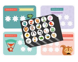 Belohnungssystem - Töpfchentraining Kind - Trockenwerden - Karten und Aufkleber