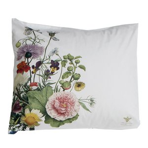 Biologische kussenhoes beddengoed - Flower Garden JL 80x80 cm