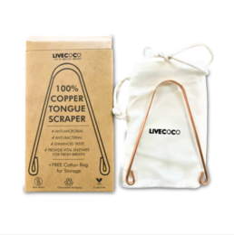 Pure Copper Tongue Scraper