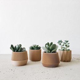 Sæt med 4 plantekasser – Oslo Origami Kobe Stockholm