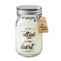 Black & White scented candles - Always in my heart