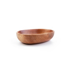 Handmade Tableware - Oval Fruit Bowl 18x13 cm - Eco-friendly - Khaya Wood