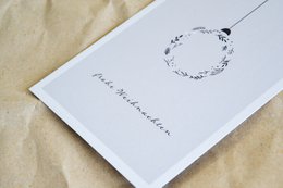 Postkort "Glædelig jul"