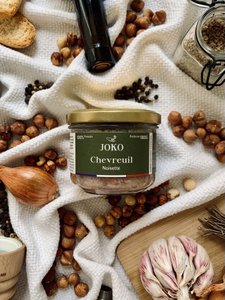 Venison terrine with hazelnuts