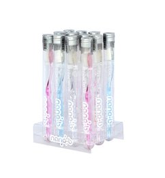 Nano-b zilveren tandenborstel blauw