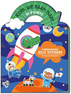 Jelly stickerboek - Kom we gaan naar ... De ruimte