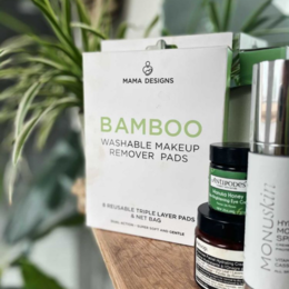 Bambus vaskbare makeupfjernerpuder