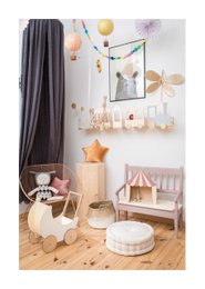 Circus shelf „the big top!” dusty pink