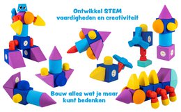 Blockaroo boat box-10 pieces-magnetic toys