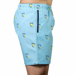 Badehose mit Tequila-Print