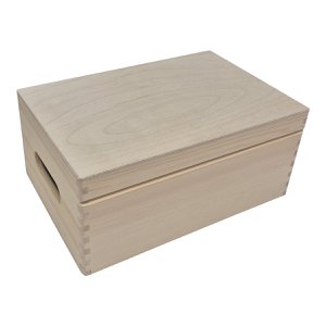 Houten BEWAARBOX klein