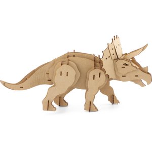 WOODEN MODEL: TRICERATOPS