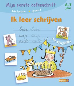 Mijn eerste oefenschrift met stickers - Schrijven (6-7 j.)