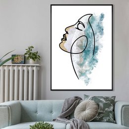 Face And Wave Beach Print