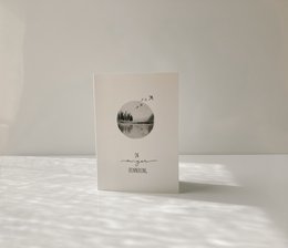 Biglietto pieghevole a memoria eterna