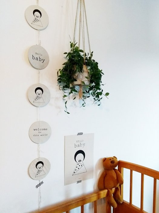 Home deco Hello baby