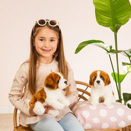 Saint Bernard sitting 25 cm - plush toy - stuffed animal