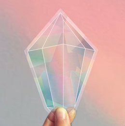 Crystal Rainbowmaker vinduesmærkat / kort - Sæt med 3