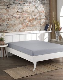 Double Fitted Sheet - 100% Cotton - 135x200cm