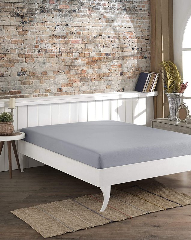 Double Fitted Sheet - 100% Cotton - 135x200cm
